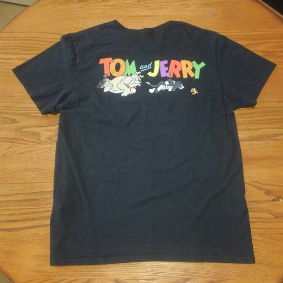 🐈 🐀 Tom and Jerry Shirt 🔥 Large 📺 Cartoon TV Classic Cat 😺 & Mouse 🐀 😊 - Picture 2 of 10